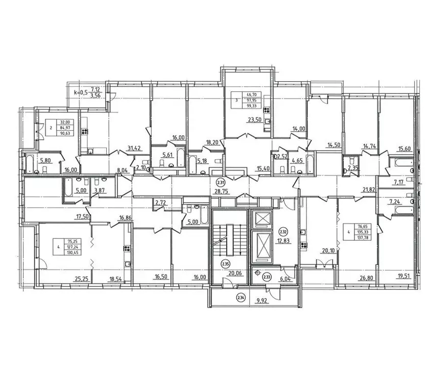 4-к кв. Санкт-Петербург бул. Головнина, 3к1 (137.2 м) - Фото 2