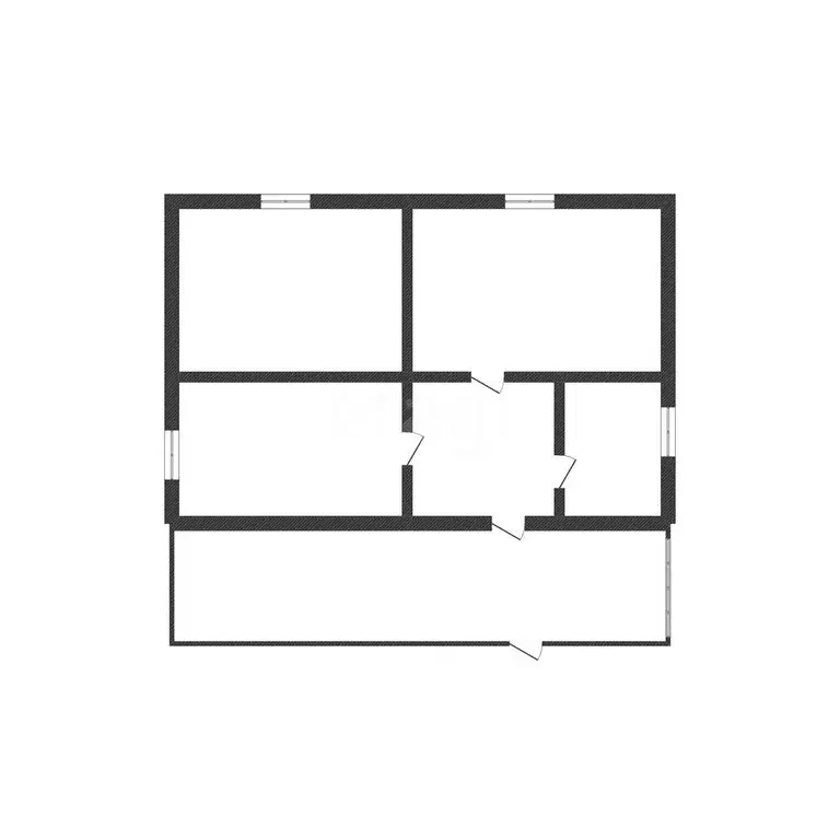 Дом в село Шатрово, улица Калинина (53.7 м) - Фото 1