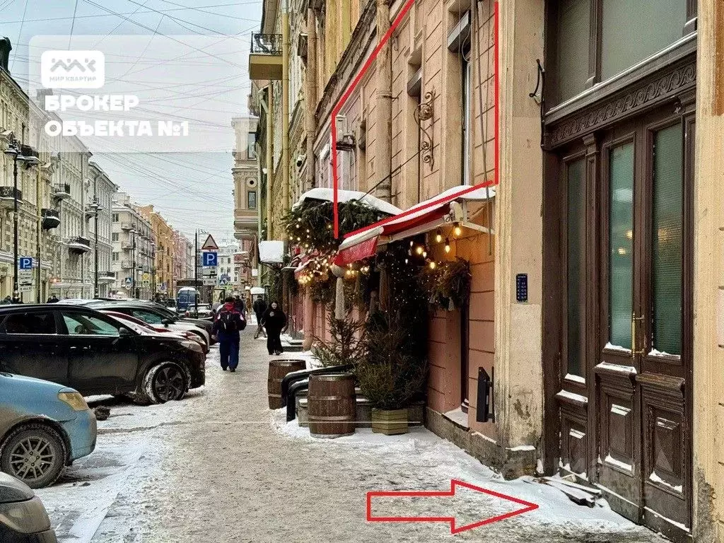 Помещение свободного назначения в Санкт-Петербург ул. Рубинштейна, 26 ... - Фото 2