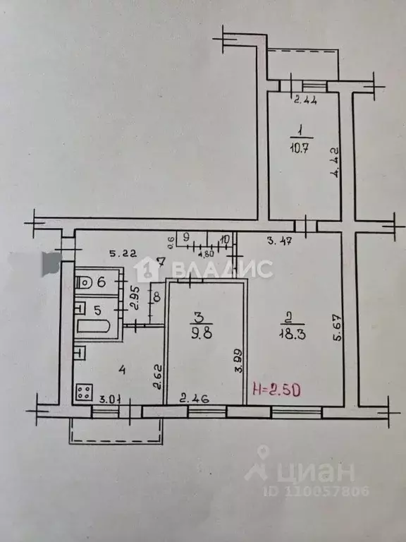 3-к кв. Волгоградская область, Волгоград ул. 51-й Гвардейской Дивизии, ... - Фото 1