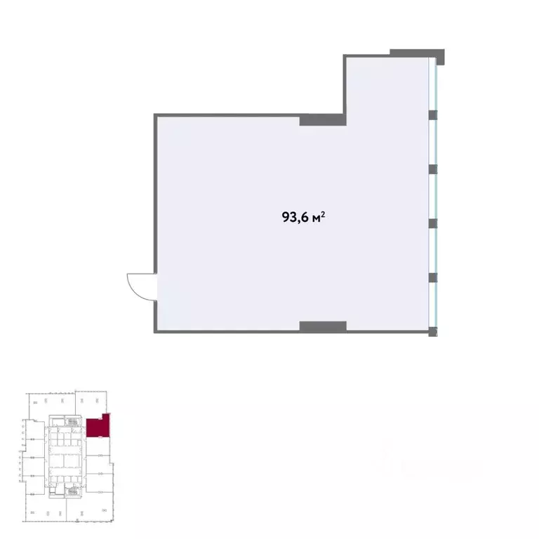 Офис в Москва Кинематографический кв-л,  (94 м) - Фото 2