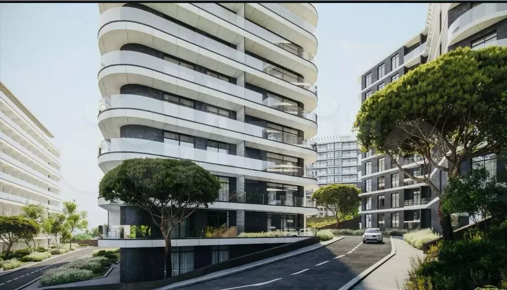 Апартаменты-студия, 34,5 м, 3/9 эт. - Фото 1