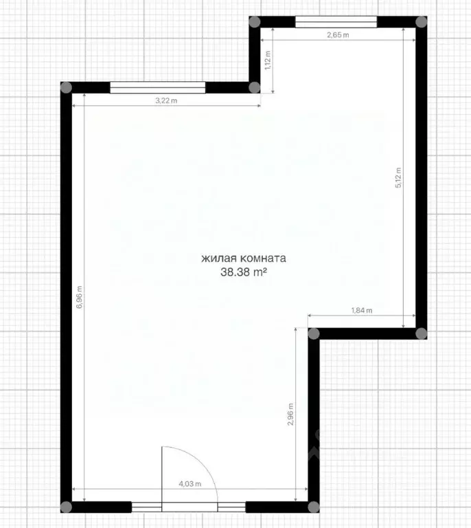1-к кв. Кабардино-Балкария, Нальчик ул. Атажукина (38.25 м) - Фото 2