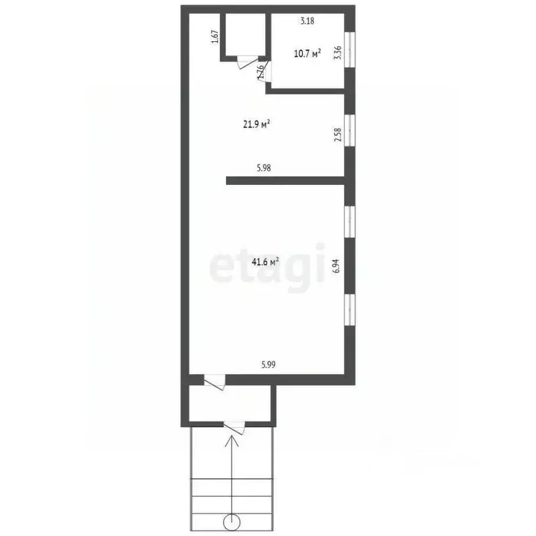 Помещение свободного назначения в Вологодская область, Вологда Дальняя ... - Фото 2