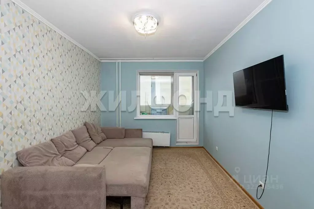 1-к кв. Новосибирская область, Новосибирск Первомайская ул., 230 (27.3 ... - Фото 1