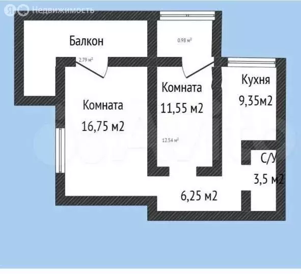 2-комнатная квартира: Краснодар, жилой массив имени Демьяна Бедного, ... - Фото 1