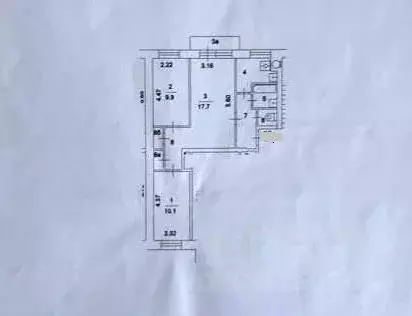 3-к кв. Москва Красноармейская ул., 5 (53.5 м) - Фото 2