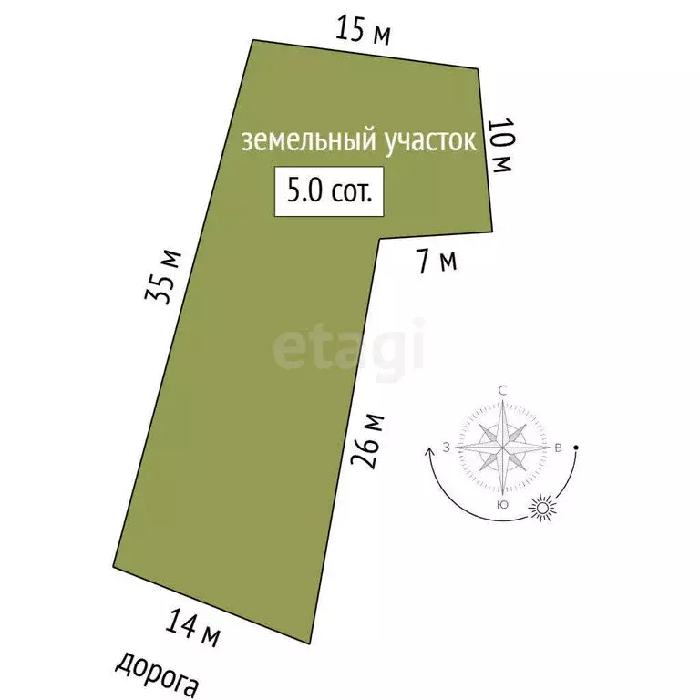 Участок в Феодосия, ТСН Оптик (5.05 м) - Фото 1