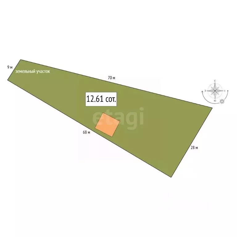 Дом в Алтай, Чемальский район, с. Анос ул. Нагорная, 19 (50 м) - Фото 2