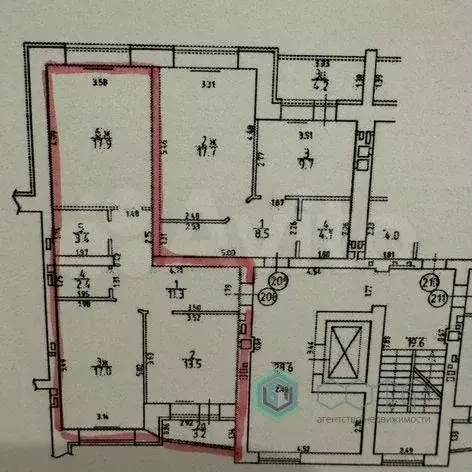 2-к. квартира, 65,5 м, 3/9 эт. - Фото 0