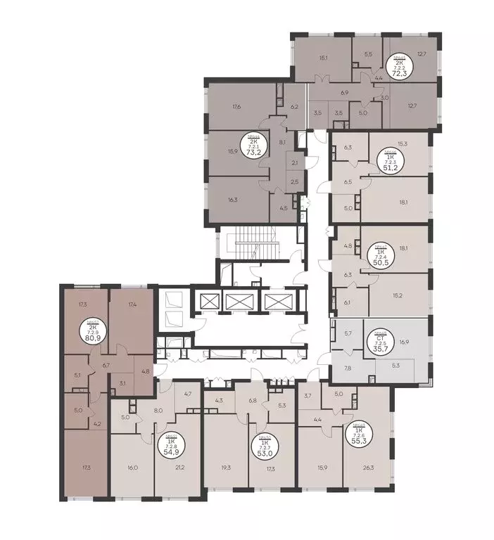 2-комнатная квартира: Москва, Крылатская улица, 33к1 (80.9 м) - Фото 1