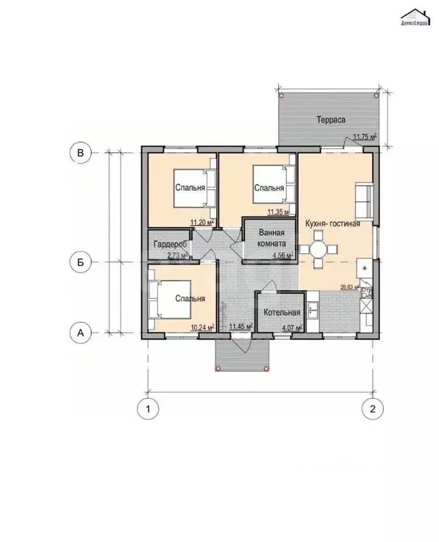 Дом в Удмуртия, Ижевск ул. Героя Сергея Красноперова, 40 (90 м) - Фото 2