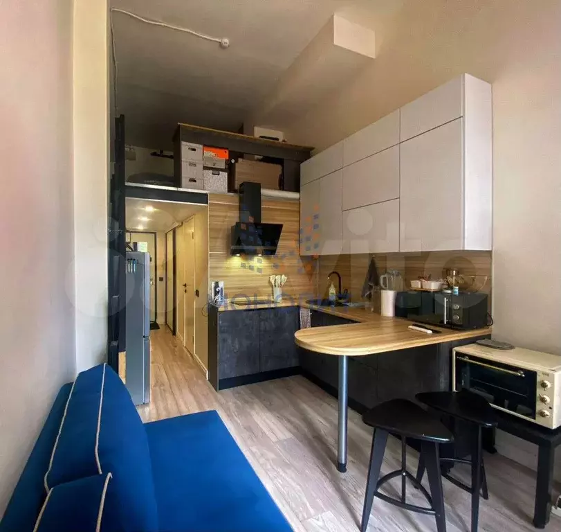 Апартаменты-студия, 20 м, 1/5 эт. - Фото 1