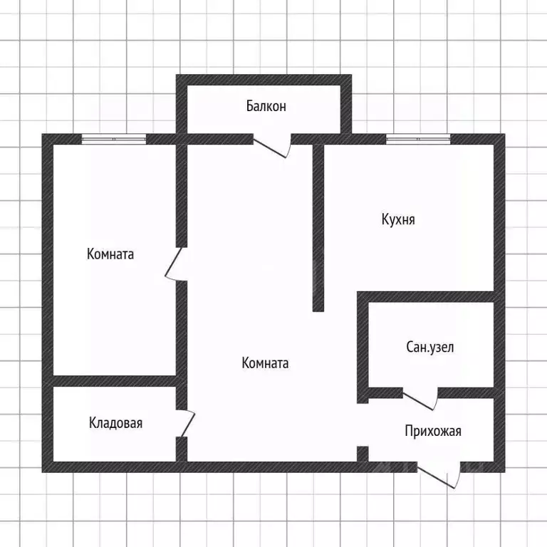 2-к кв. Курганская область, Курган ул. Кирова, 60 (43.0 м) - Фото 2