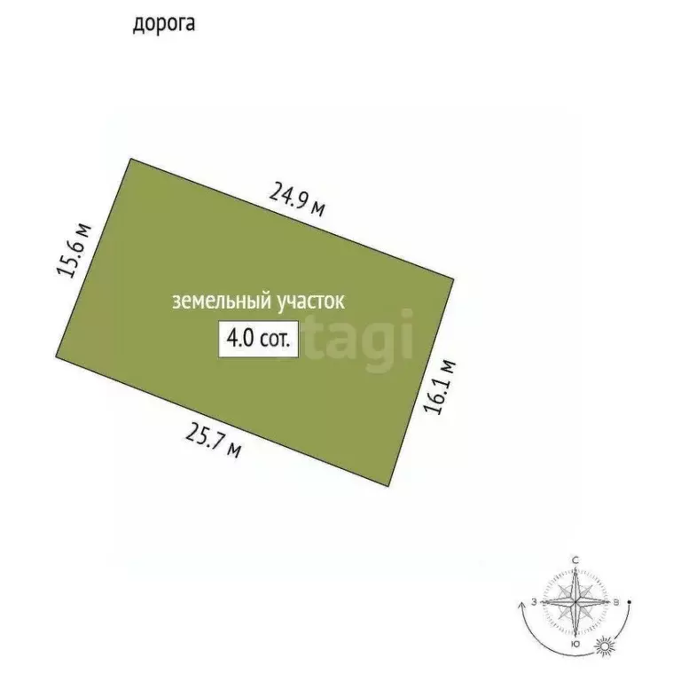 Участок в Севастополь Технолог садовое товарищество, 263 (3.96 сот.) - Фото 2