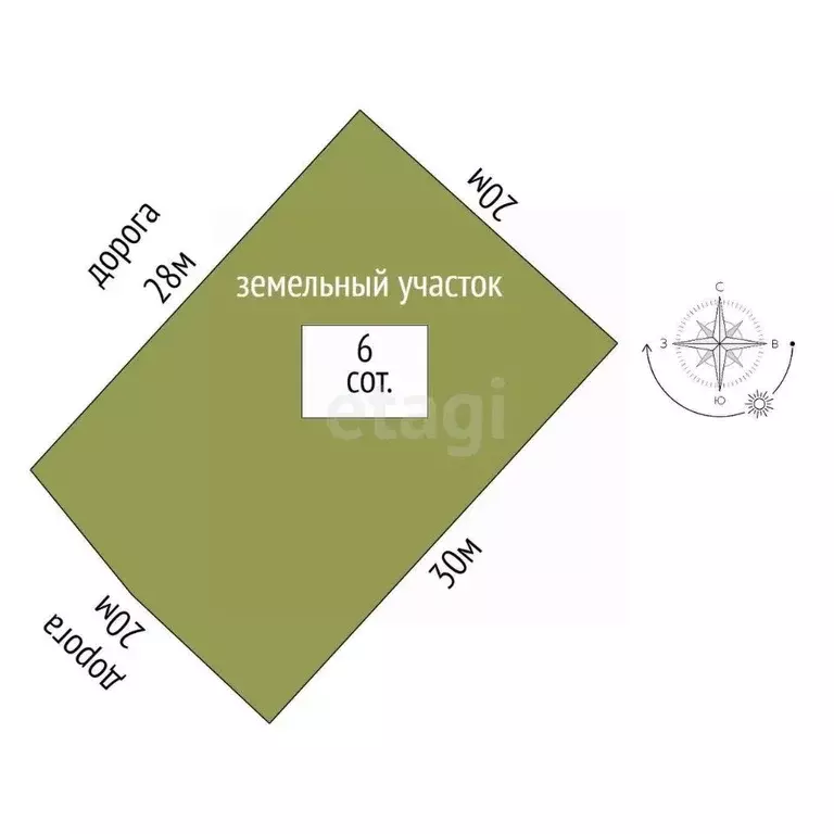 Участок в Ростовская область, Азовский район, Елизаветинское с/пос, ... - Фото 2