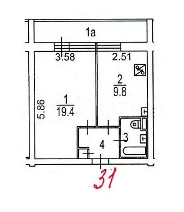 Аукцион: 1-к. квартира, 35 м, 5/16 эт. - Фото 0