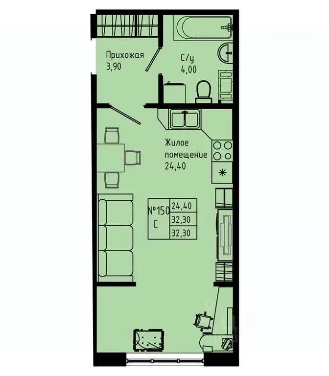 Студия Ленинградская область, Коммунар г. Гатчинский муниципальный ... - Фото 1