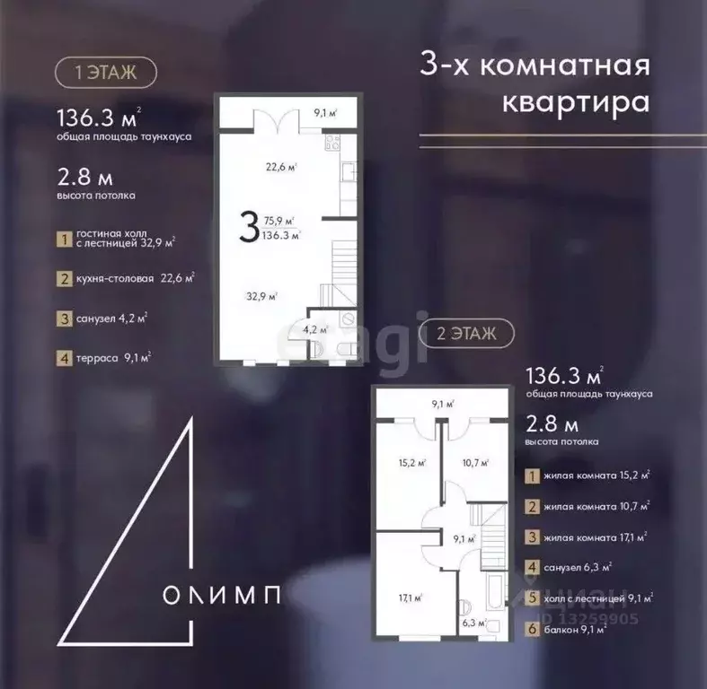Таунхаус в Липецкая область, Липецкий муниципальный округ, с. Ситовка, ... - Фото 2