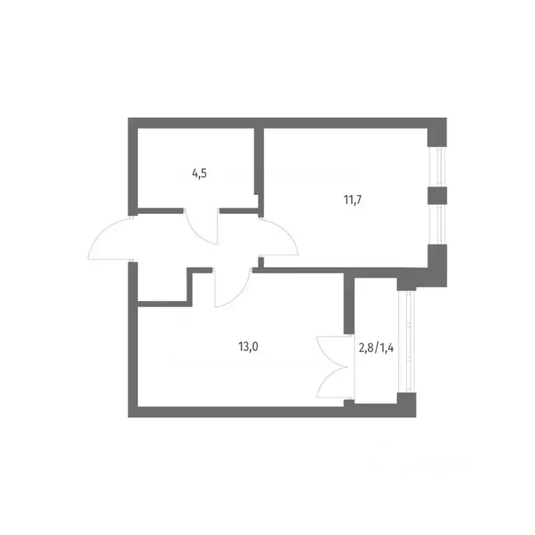 1-к кв. Ленинградская область, Ломоносовский район, Аннинское ... - Фото 1