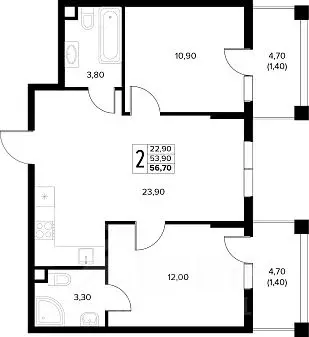 2-к кв. Краснодарский край, Анапа муниципальный округ, с. Сукко ... - Фото 0