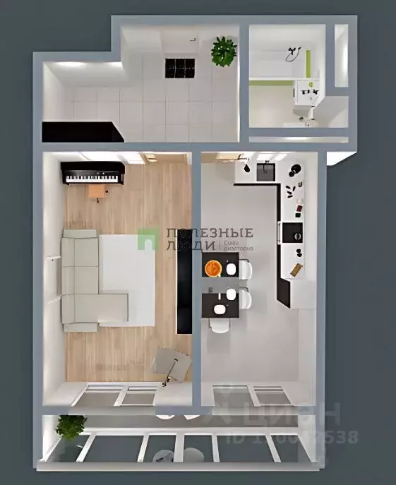 1-к кв. Севастополь Гагаринский муниципальный округ, ул. Военных ... - Фото 2