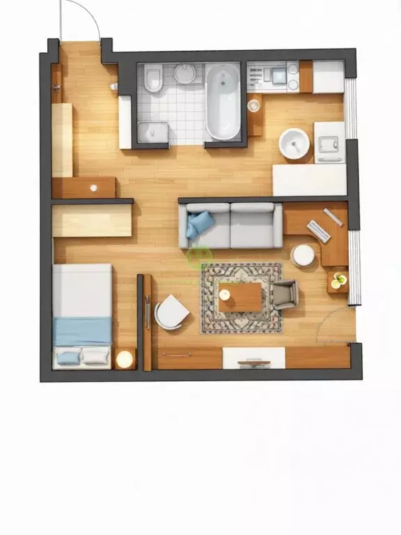 2-к кв. Крым, Симферополь ул. Балаклавская, 47а (49.3 м) - Фото 1