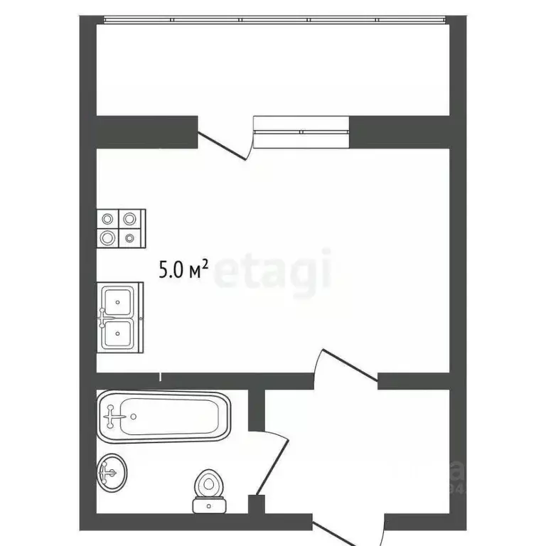 Студия Мордовия, Саранск ул. Косарева, 15А (27.0 м) - Фото 2