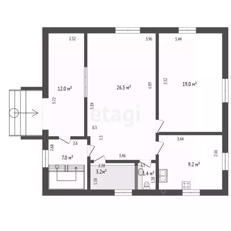 Дом в Ленинградская область, Ломоносовский район, Гостилицкое с/пос, ... - Фото 1