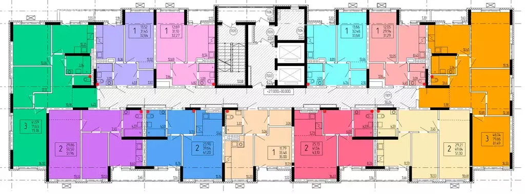 3-комнатная квартира: Уфа, улица Михаила Зайцева, 4 (81.4 м) - Фото 2