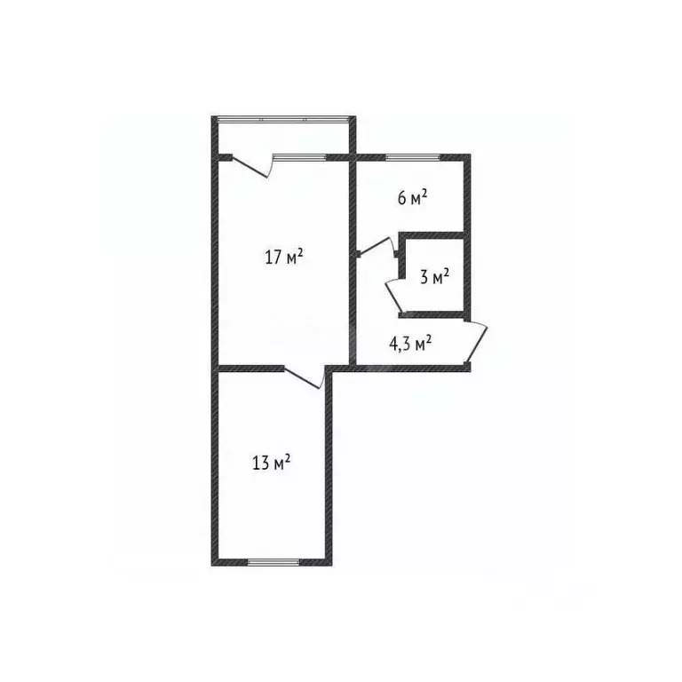 2-к кв. Краснодарский край, Краснодар Центральный мкр, ул. ... - Фото 2