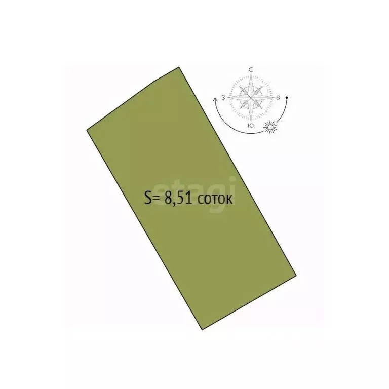 Участок в Новосибирская область, Колыванский район, д. Малый Оеш  ... - Фото 2