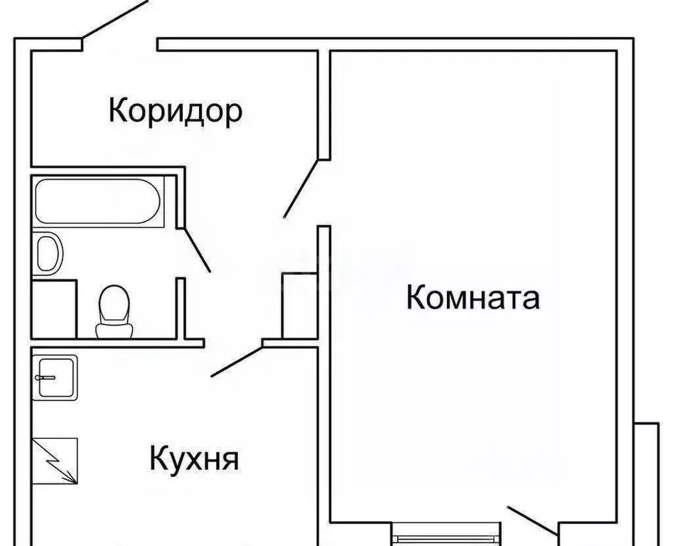 1-к кв. Москва Святоозерская ул., 32 (39.0 м) - Фото 1