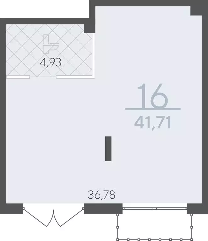 Офис (41.71 м) - Фото 2