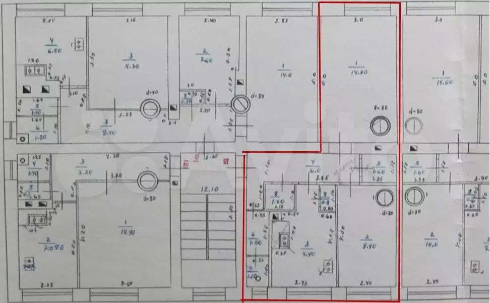2-к. квартира, 44,1 м, 2/2 эт. - Фото 0