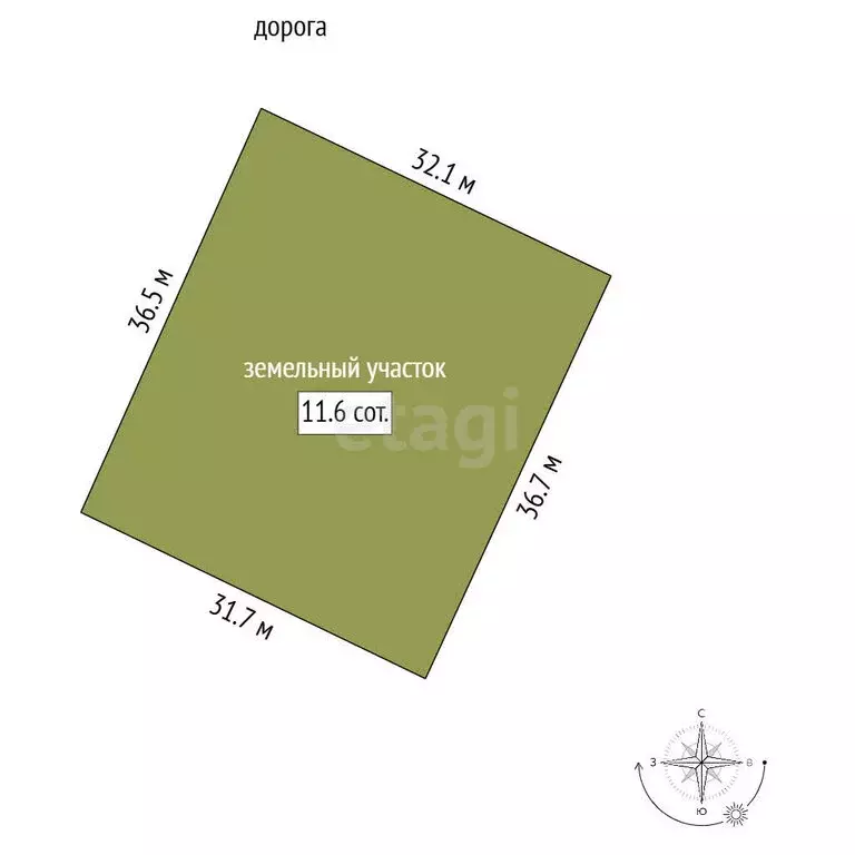 Участок в посёлок Петро-Славянка (11 м) - Фото 1