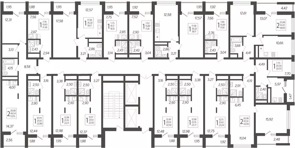 1-к кв. Краснодарский край, Сочи Бытха мкр, ул. Ясногорская, 16/2к13 ... - Фото 1