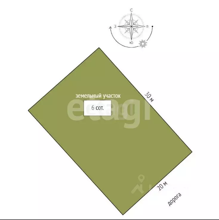 Участок в Ростовская область, Азовский район, Новоалександровское ... - Фото 1