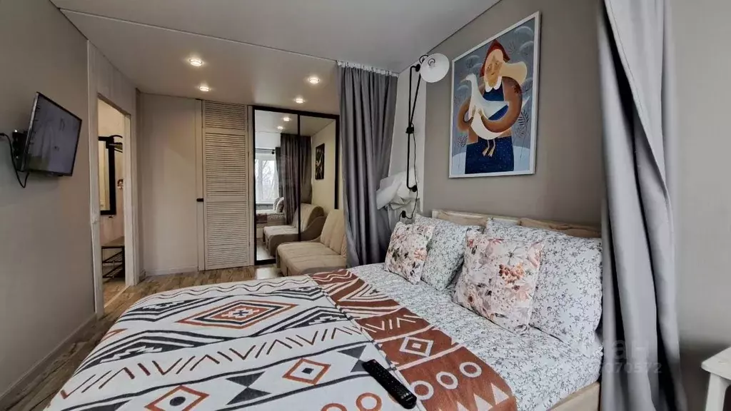 1-к кв. Карелия, Петрозаводск наб. Ла-Рошель, 13 (30.0 м) - Фото 1