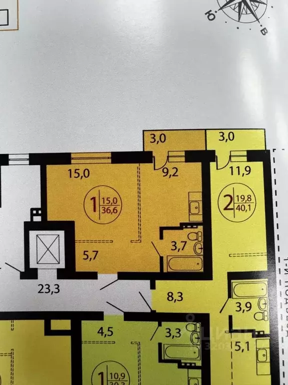 1-к кв. Иркутская область, Иркутский муниципальный округ, пос. ... - Фото 1