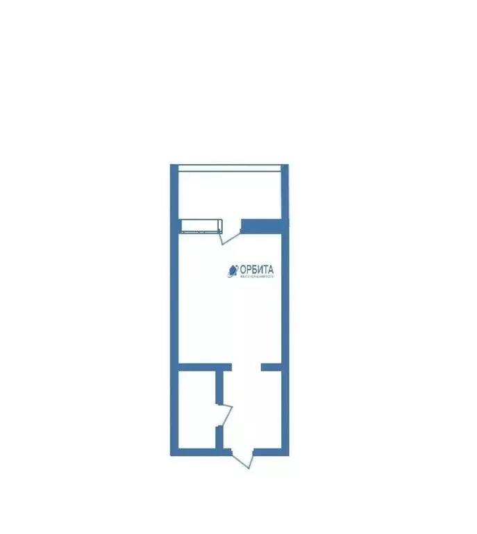 Квартира-студия: Тюмень, Олимпийская улица, 24 (11.9 м) - Фото 1