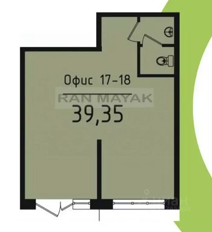 Торговая площадь в Адыгея, Майкоп ул. К.А. Васильева, 2к4 (39 м) - Фото 2