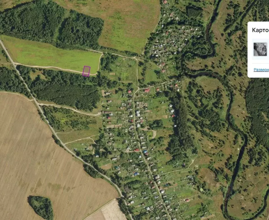 Участок в Нижегородская область, Бор городской округ, д. Васильково  ... - Фото 1