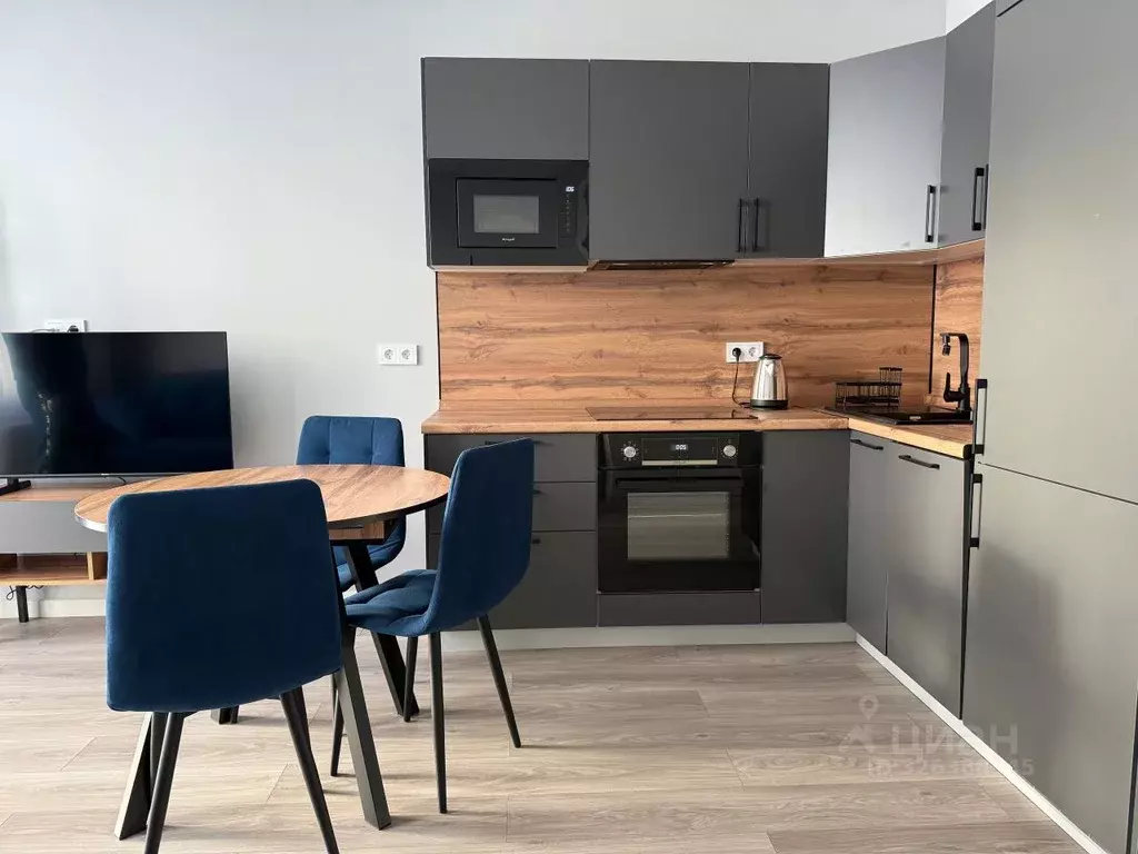 Студия Москва Новоостаповская ул., 20 (26.2 м) - Фото 2