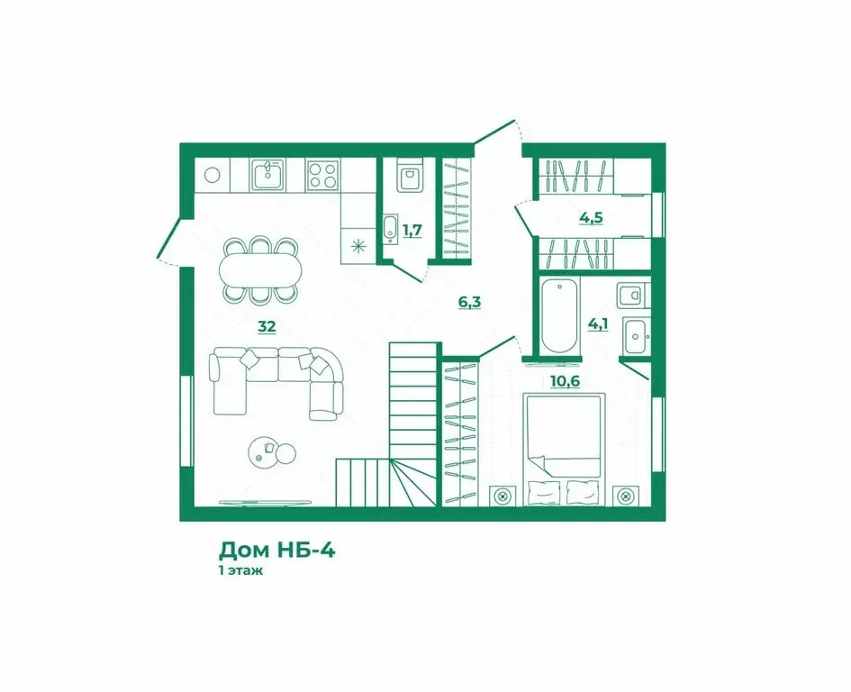 Дом в Пензенская область, село Бессоновка (110 м) - Фото 1
