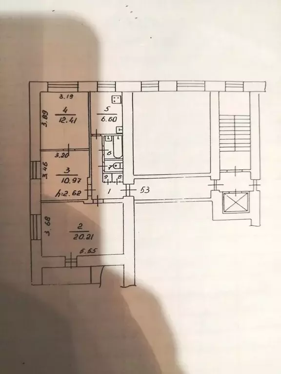 3-к кв. Иркутская область, Братск ул. Мира, 51 (62.0 м) - Фото 0