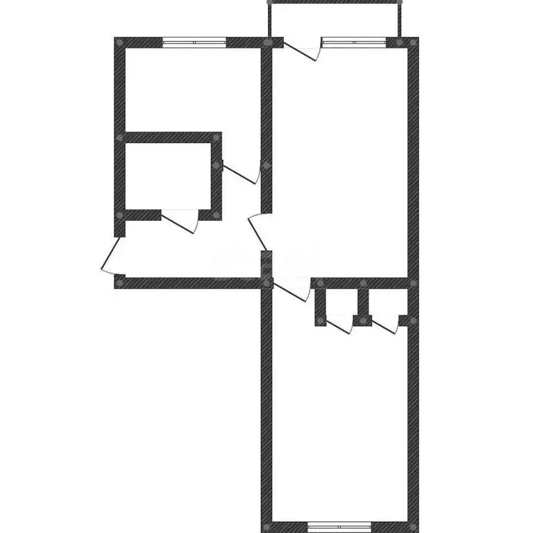 2-комнатная квартира: Нижний Тагил, Ленинградский проспект, 66 (43.7 ... - Фото 1
