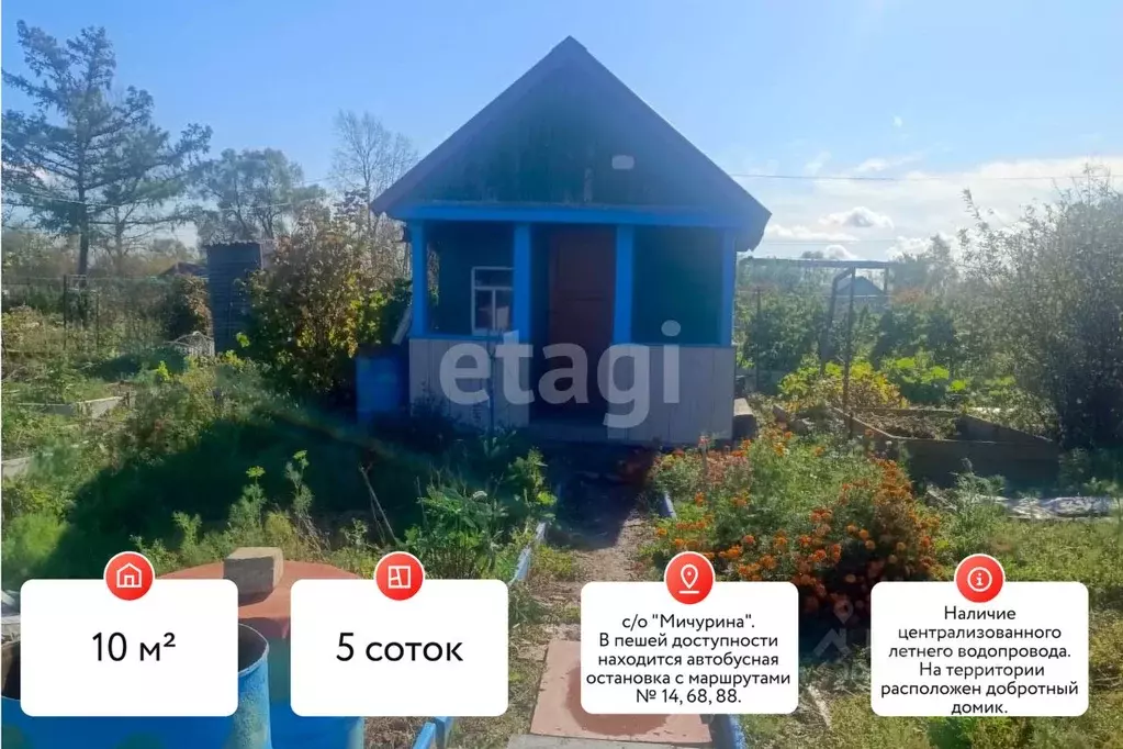 Дом в Хабаровский край, Хабаровск ул. Мичурина-7, 324 (10 м) - Фото 2