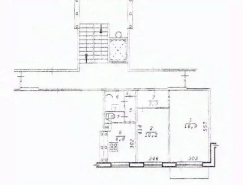 2-к кв. Новосибирская область, Новосибирск ул. Менделеева, 2 (42.5 м) - Фото 1