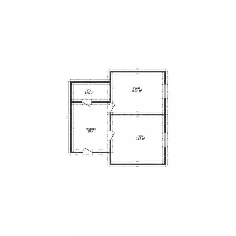 1-комнатная квартира: Махачкала, улица Абдулхамида Юсупова, 50В (60 м) - Фото 1